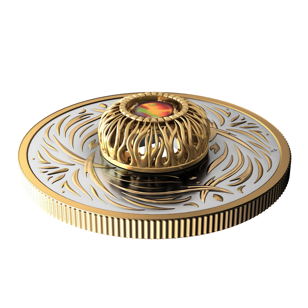 2026 $20 Dancing Ammolite- Elements of Nature: Fire - Pure Silver Coin