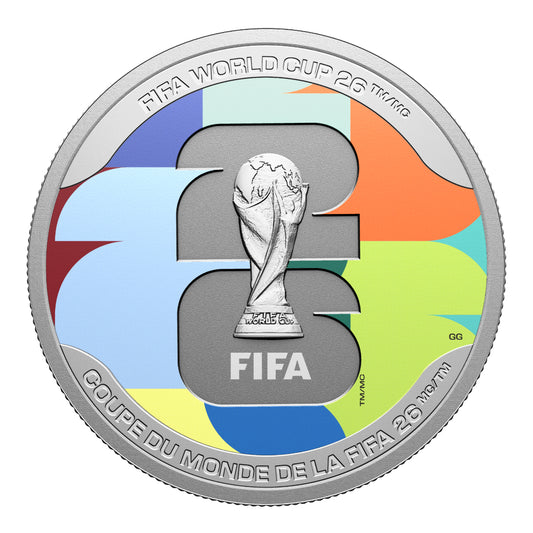 2026 $20 FIFA World Cup 2026<sup>TM/MC</sup>: We are 26 TM/MC - Pure Silver Coin
