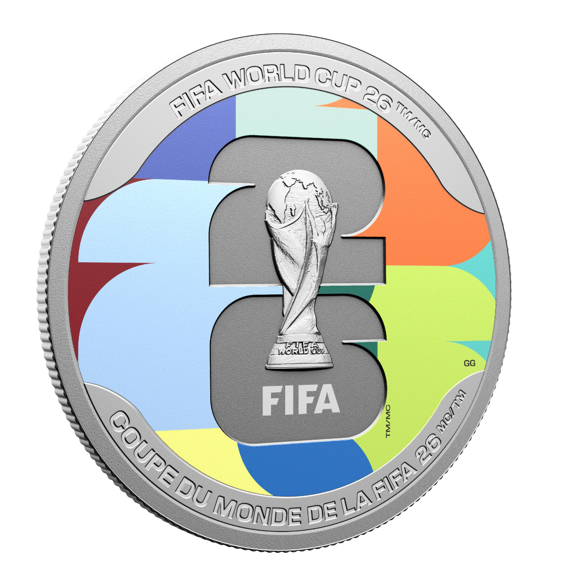 2026 $20 FIFA World Cup 2026TM/MC: We are 26 TM/MC - Pure Silver Coin