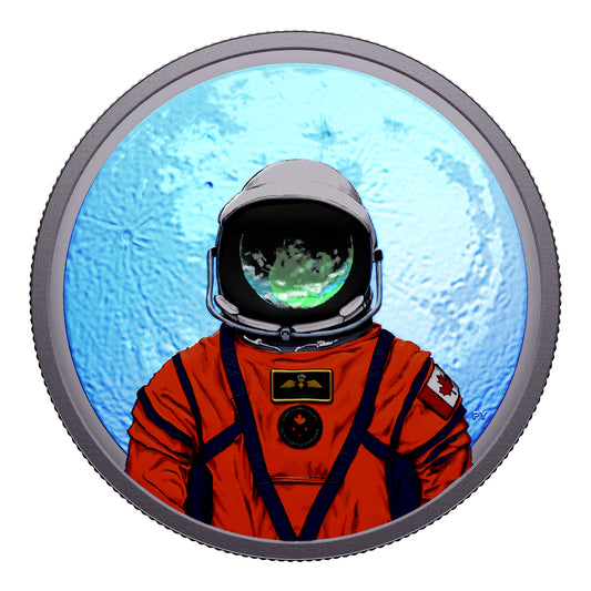 2026 $20 Moon Mission - Pure Silver Coin with Black Light