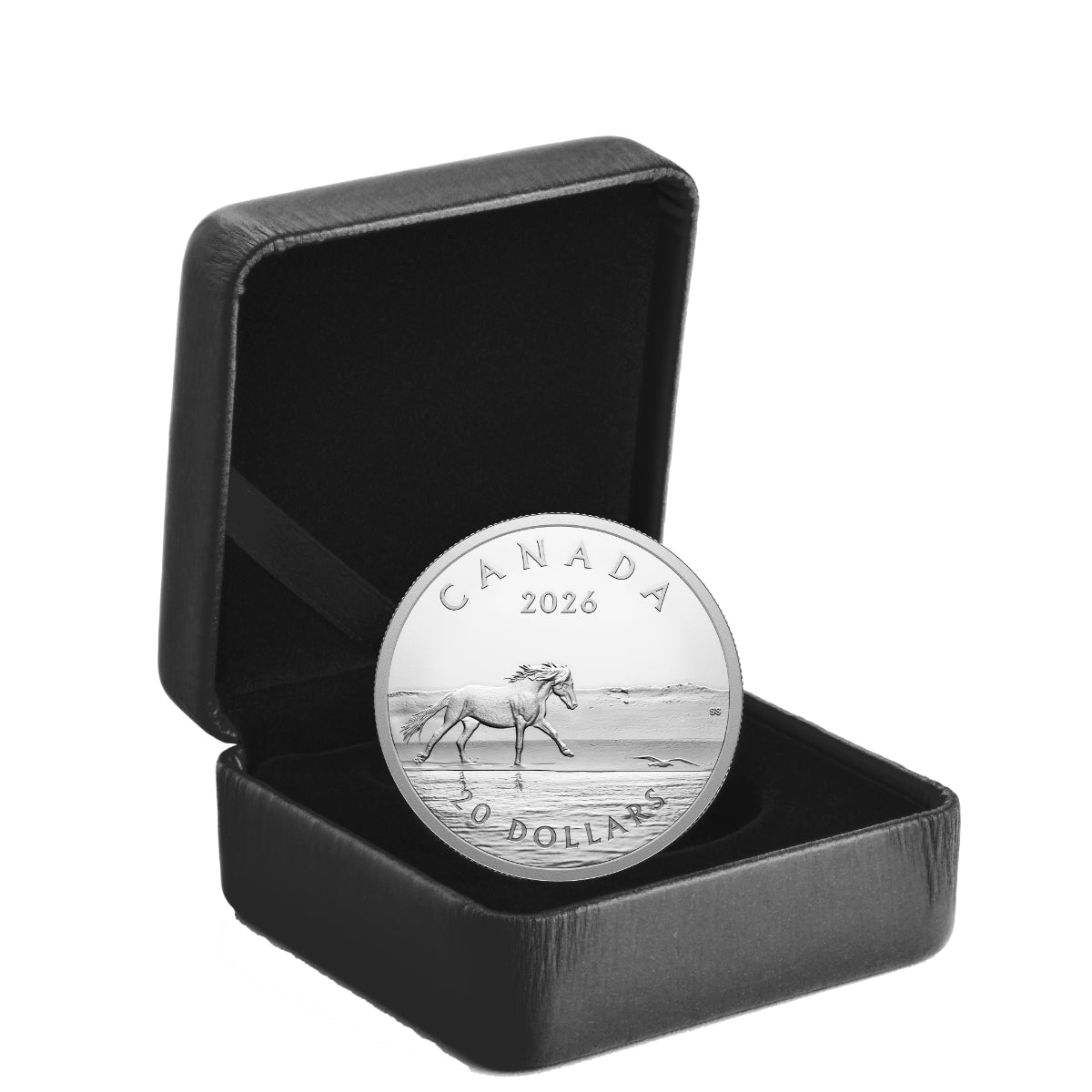 2026 $20 Sable Island Horses - Pure Silver Coin