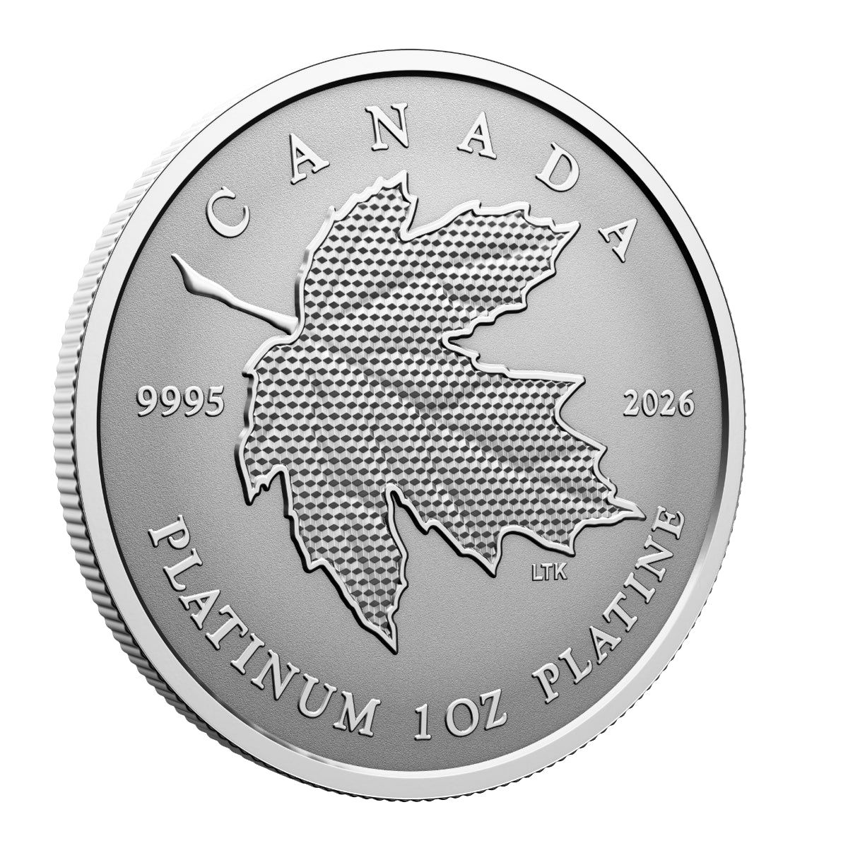 2026 $300 Maple Leaf Forever Pure Platinum Coin