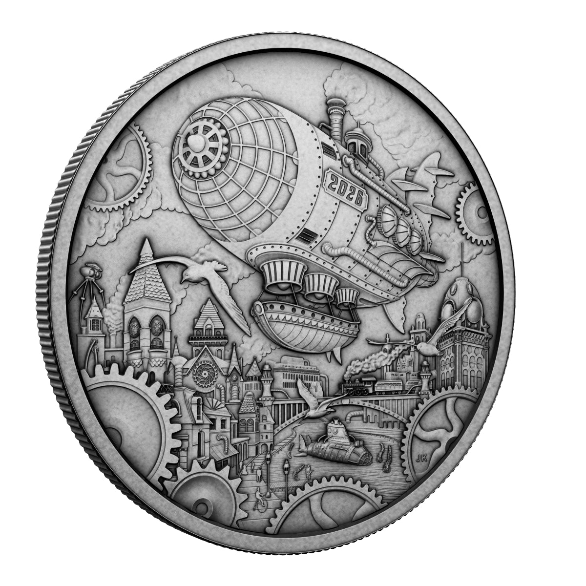$50 2026 A Whimsical Tale: Blimp - Pure Silver Coin