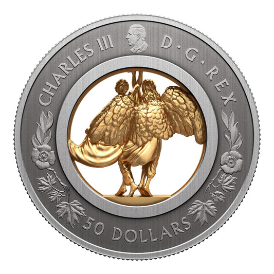 2026 $50 Allegories of Peace and Freedom - Pure Silver Coin