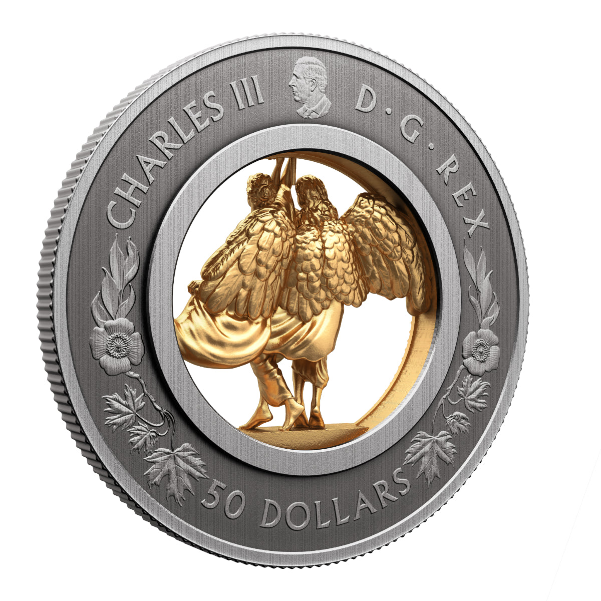 2026 $50 Allegories of Peace and Freedom - Pure Silver Coin