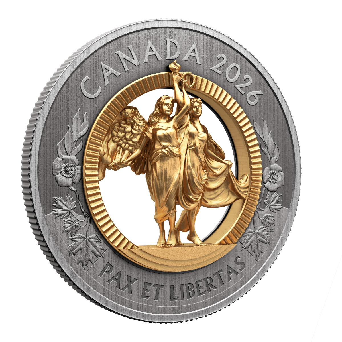 2026 $50 Allegories of Peace and Freedom - Pure Silver Coin
