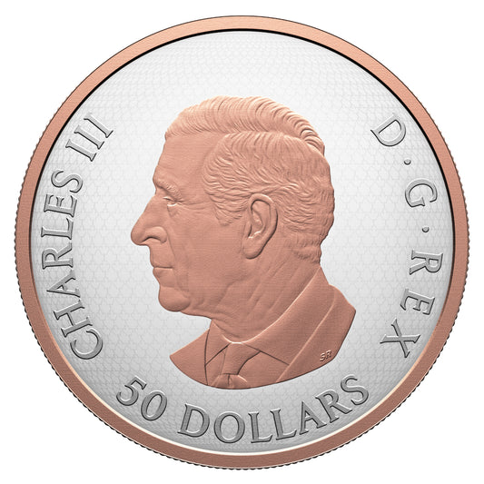 2026 $50 Maple Leaves in Motion - Pure Silver Coin