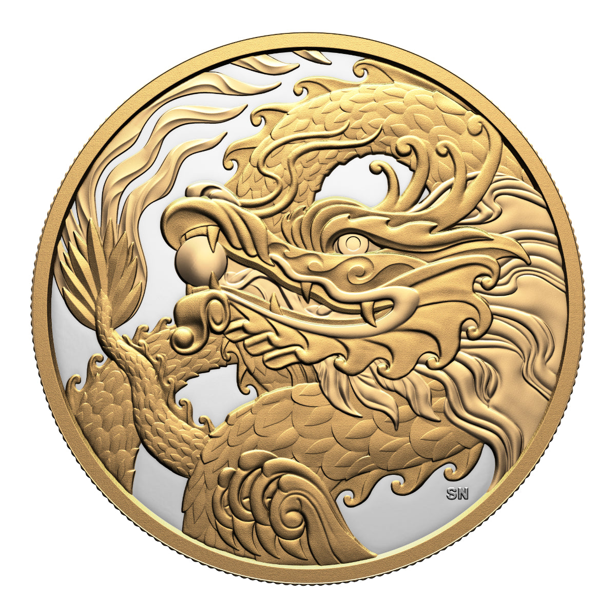 2026 $50 Triumphant Dragon - Pure Silver Coin