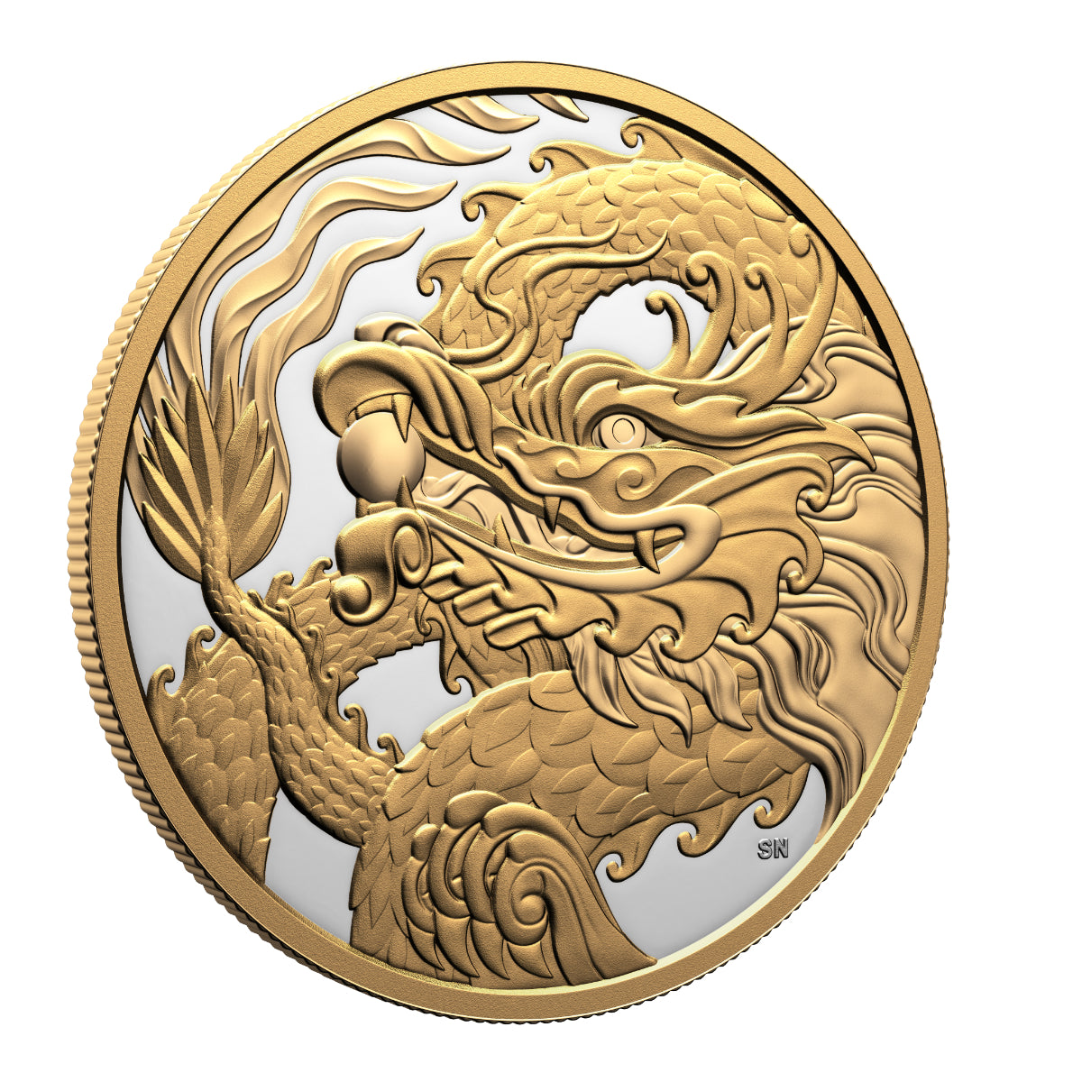 2026 $50 Triumphant Dragon - Pure Silver Coin