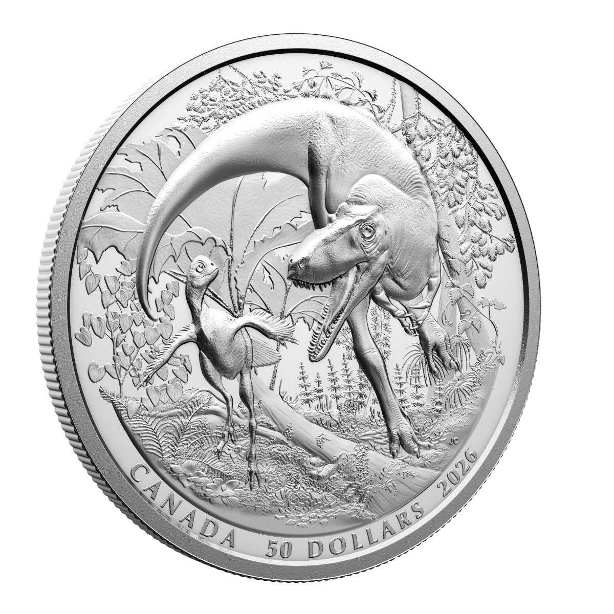 2026 $50 MintLab Exceptional Discoveries: Dinosaurs of Canada - Pure Silver Coin
