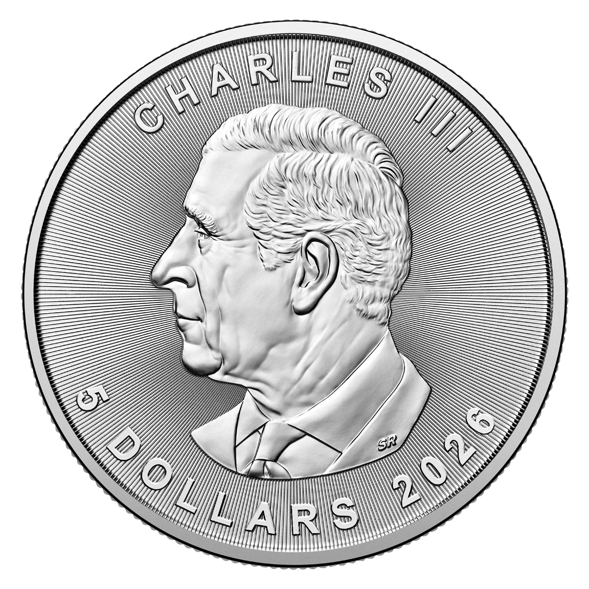 2026 $5 Treasured Silver Maple Leaf: Wolf Privy Mark - Pure Silver Coin
