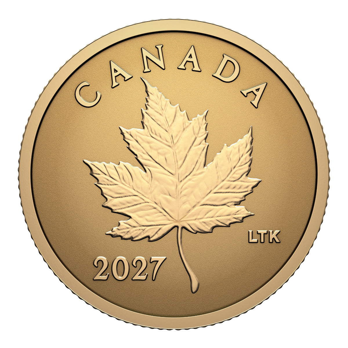 2027 $1 Iconic Maple Leaf - Pure Gold Coin