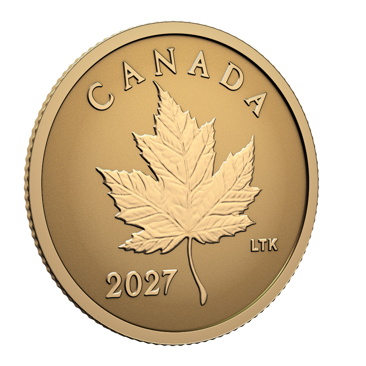 2027 $1 Iconic Maple Leaf - Pure Gold Coin
