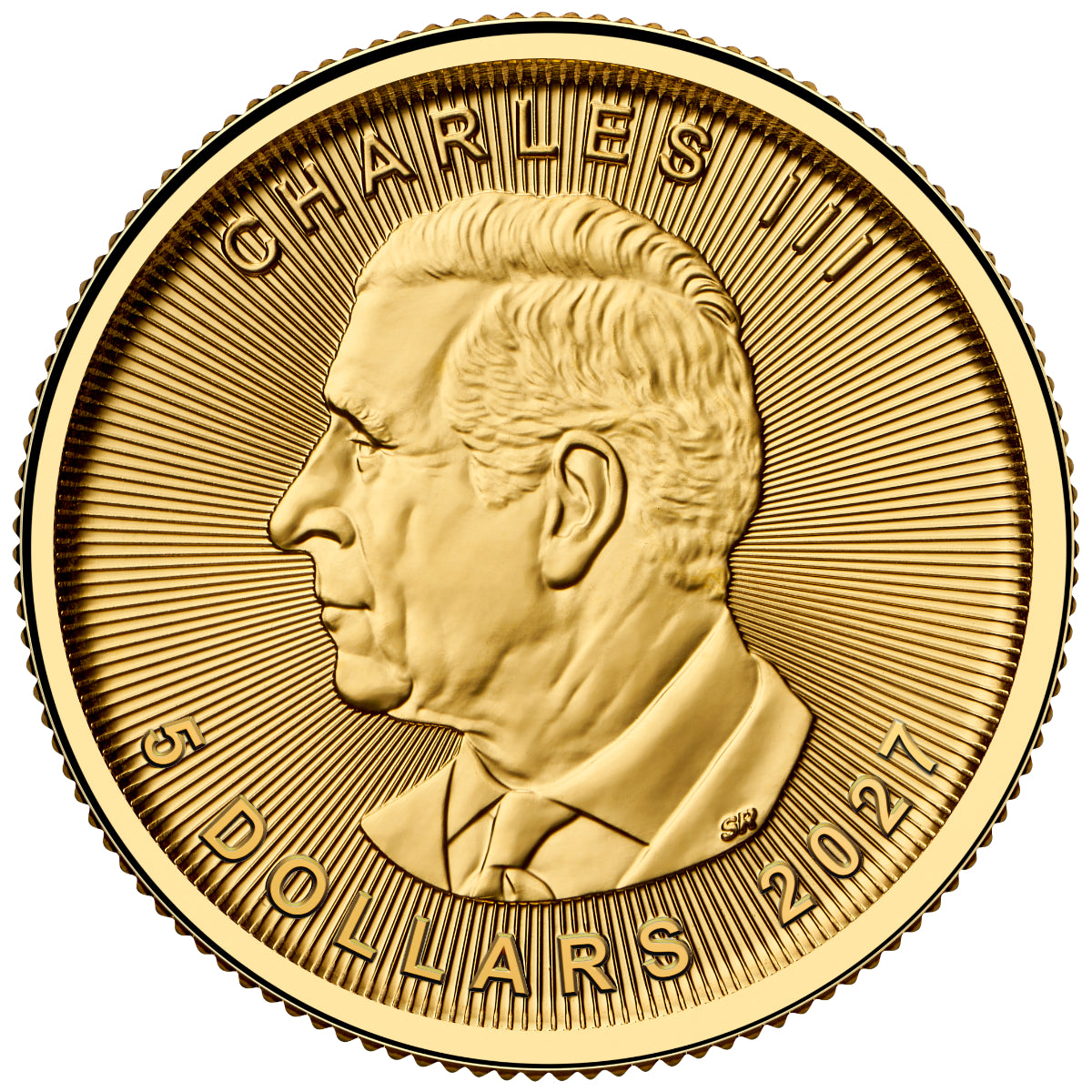 $5 2027 Treasured Maple Leaf: Loon Privy Mark - Pure Gold Bullion