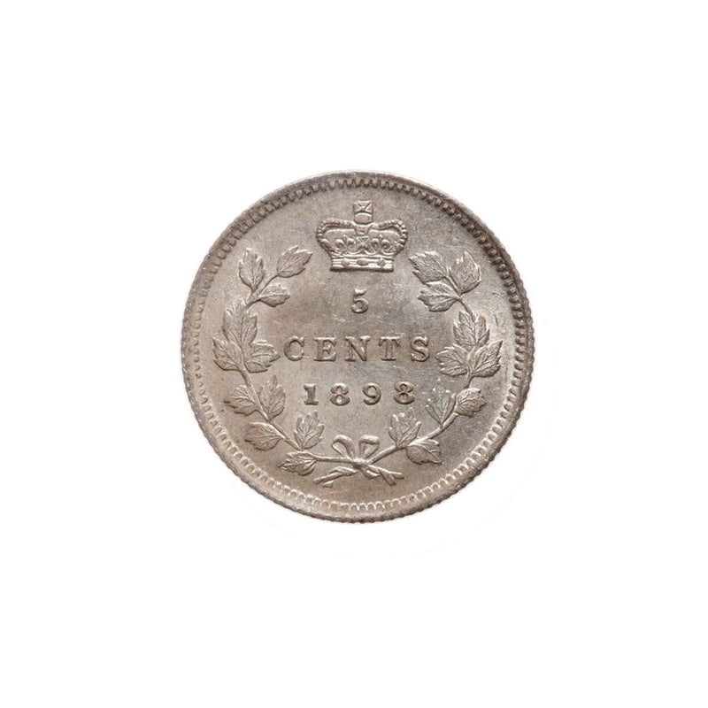 5 cent 1898  ICCS MS-63