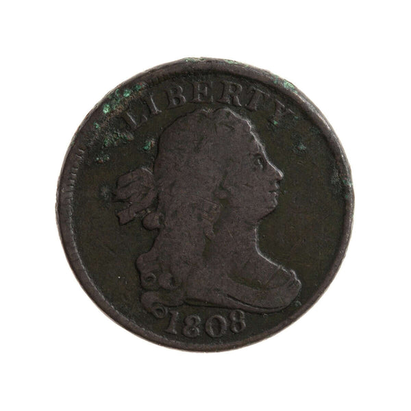 US Half Cent 1808 Normal Date F-12