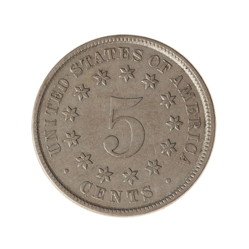 US 5 Cent 1883 3 over 2 VF-35
