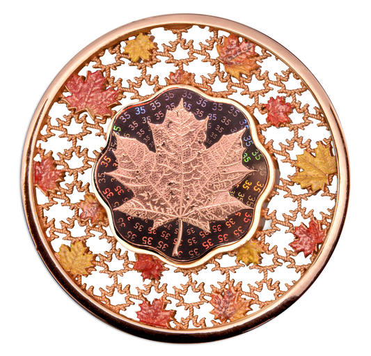 2023 $5 Maple Leaf Filigree - Pure Silver Coin