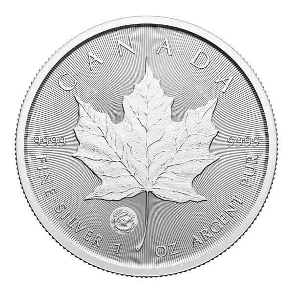 2024 $5 Treasured Silver Maple Leaf First Strikes: Year of the Dragon Privy Mark - Pure Silver Premium Bullion Coin