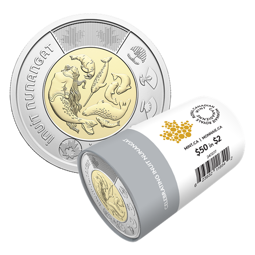 2024 $2 Celebrating Inuit Nunangat Special Wrap Roll (Non-Colourized)