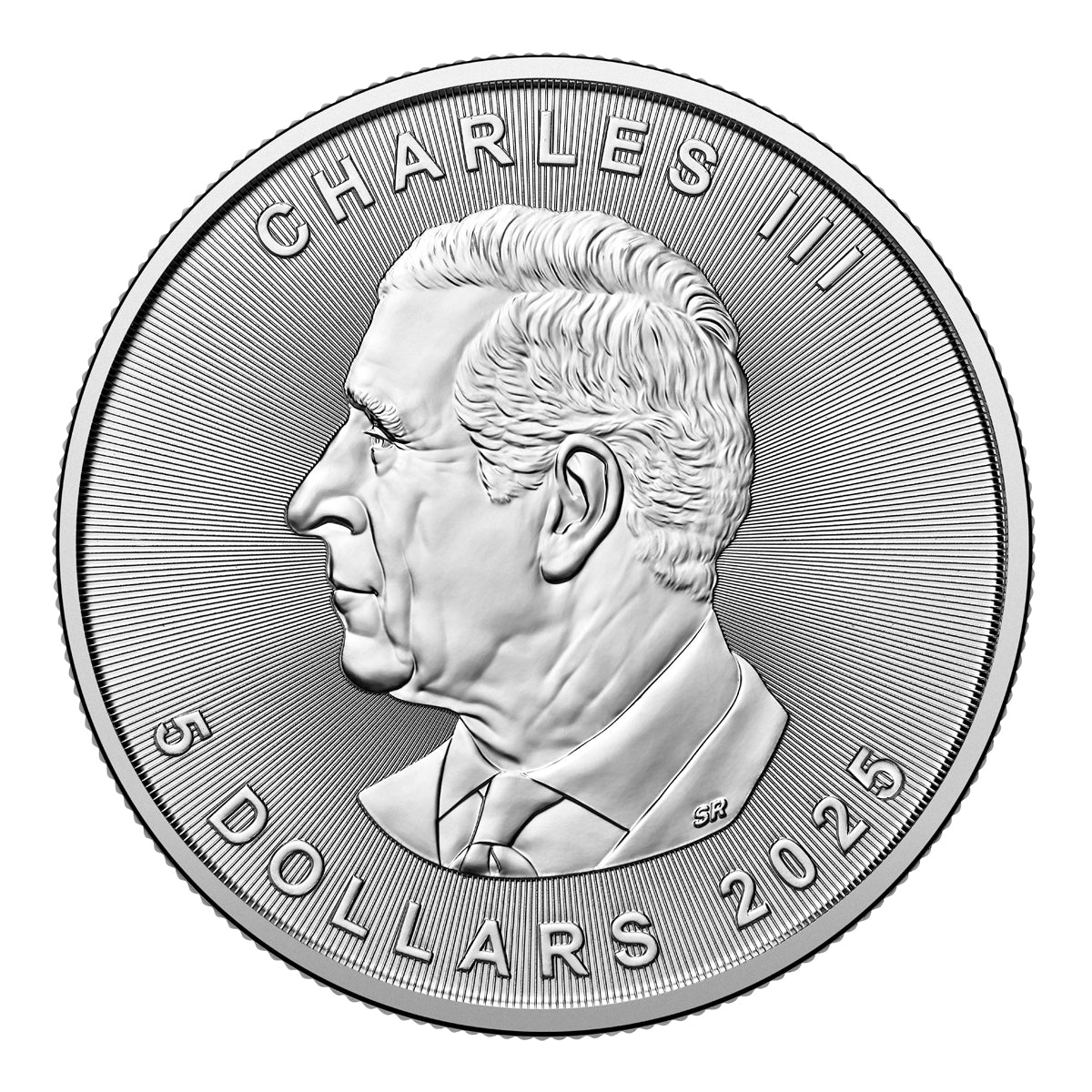 2025 $5 Treasured Silver Maple Leaf: Polar Bears Privy Mark - Pure Silver Coin