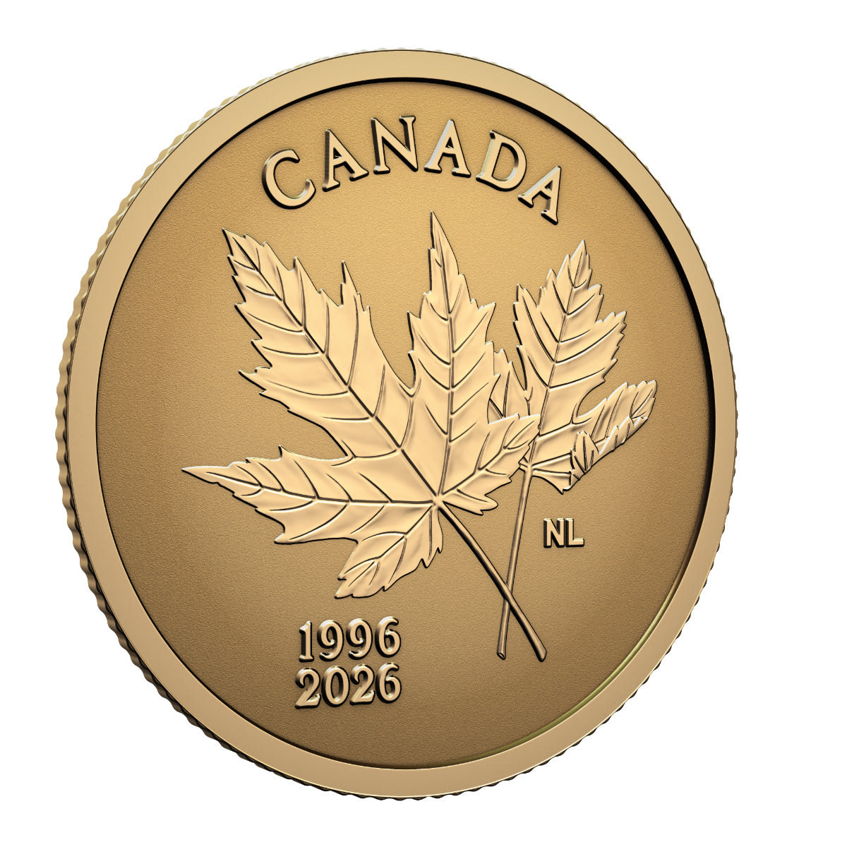 2026 $1 30th Anniversary of Canada's Arboreal Emblem - Pure Gold Coin