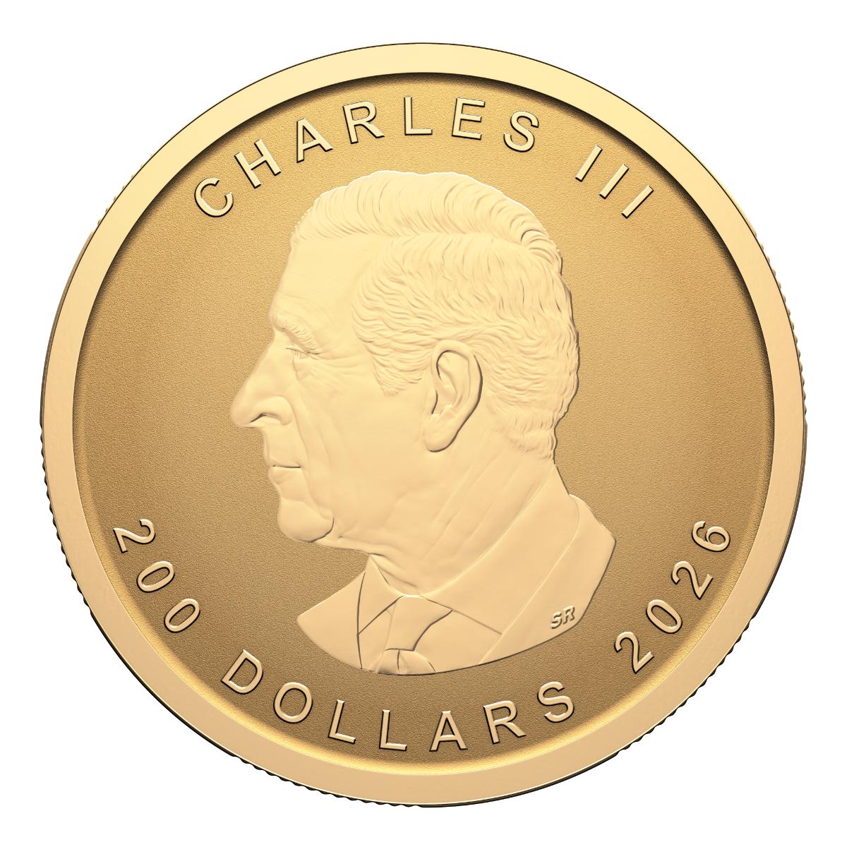 2026 $200 Our Purest Maple Leaf (Premium Bullion) - Pure Gold Coin