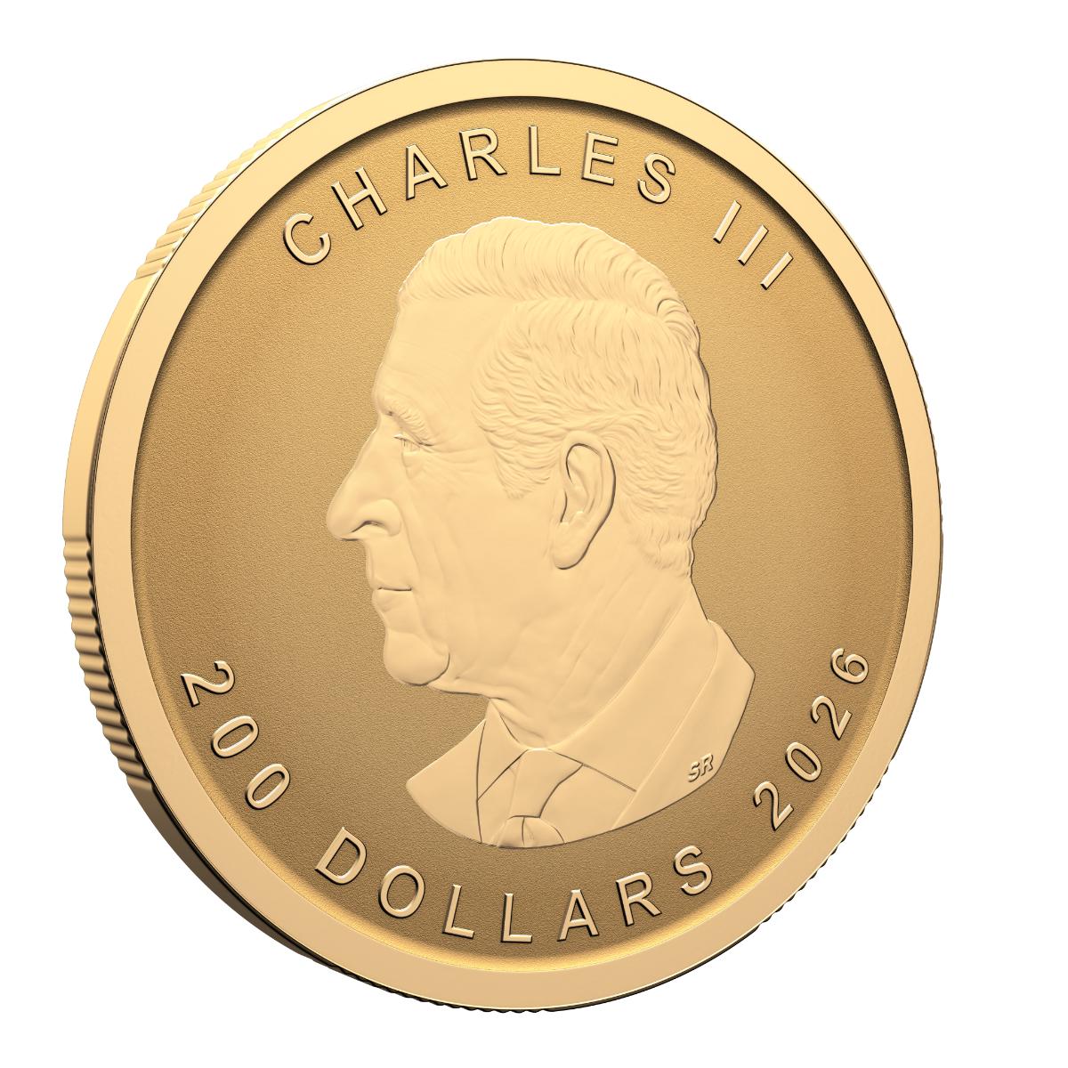 2026 $200 Our Purest Maple Leaf (Premium Bullion) - Pure Gold Coin