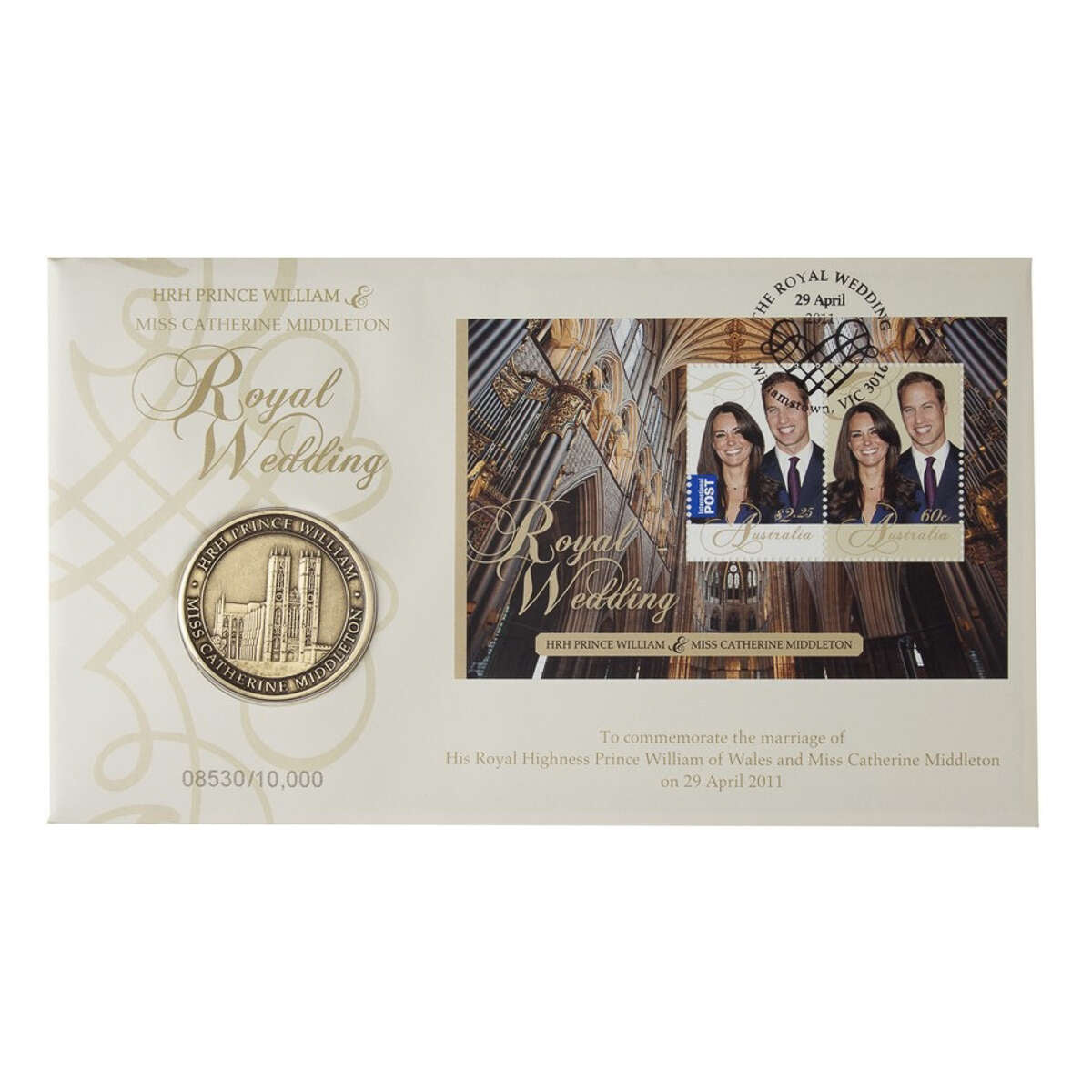 Australia 2011 Unc Set - Medal with Commemorative Stamp