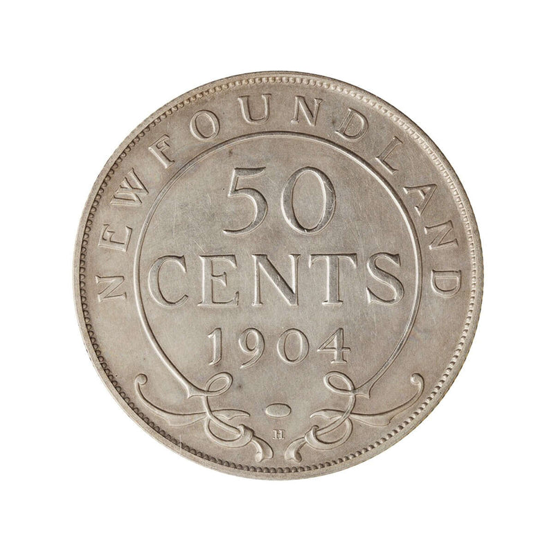 NFLD  50 cent 1904H Matte Ex Norweb ICCS SP-64