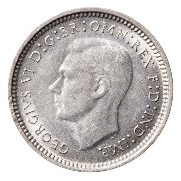 Australia 3 pence 1947 George VI AU-55