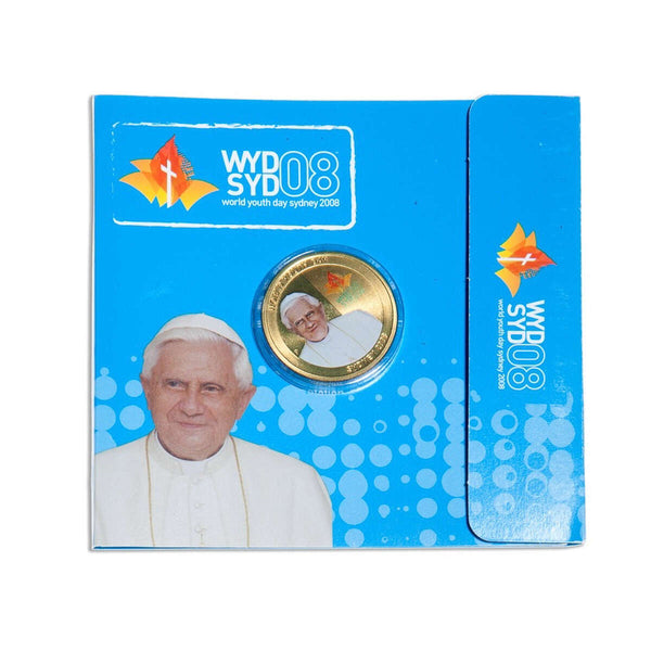 Australia 2008 1 Dollar Unc Coin - World Youth Day Sydney - Pope Benedict