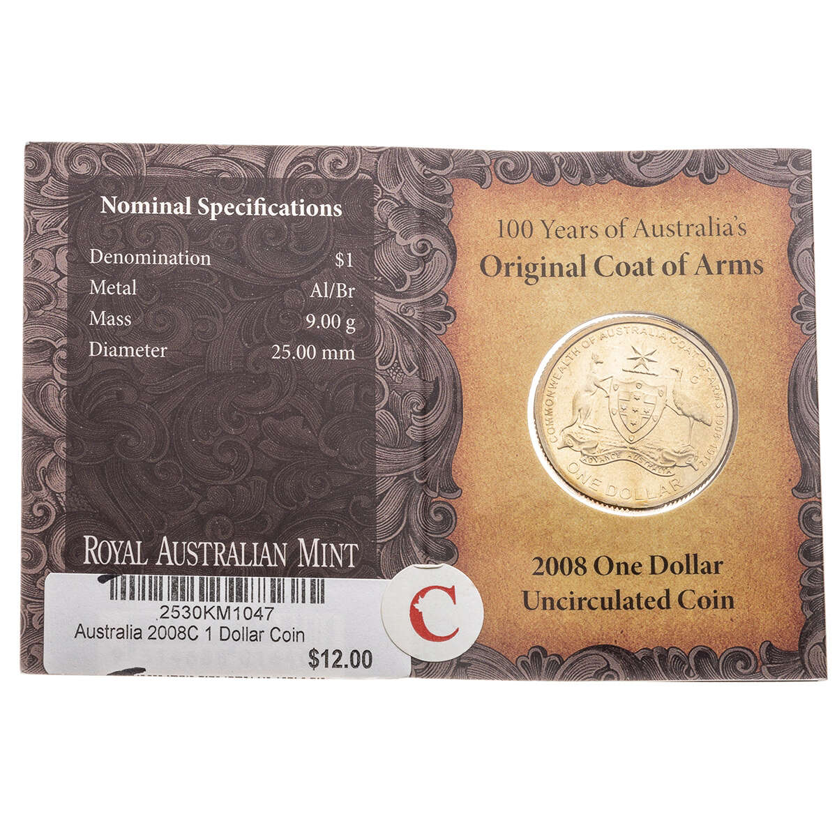 Australia 2008 1 Dollar Unc Coin - Canberra Mint