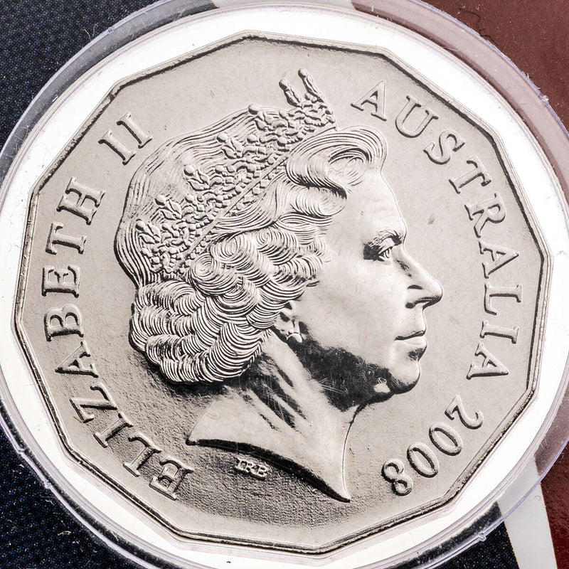 Australia 2008 50 cents Unc Coin - Centenary of Scouts Australia Commemorative