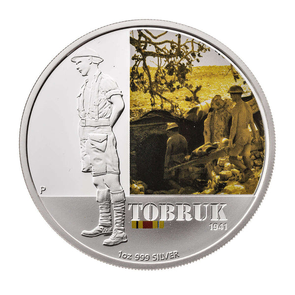 Australia 2011 1 Dollar Silver Proof Coin - Tobruk 1941