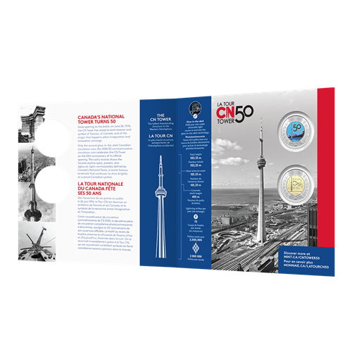 2026 50th Anniversary of the CN Tower - Commemorative Collector Keepsake Card