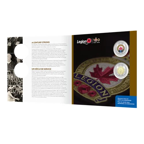2026 100th Anniversary of The Royal Canadian Legion - Commemorative Collector Keepsake Card