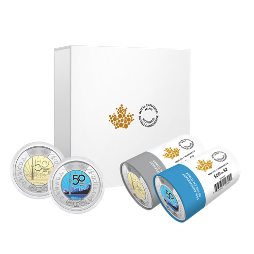 2026 $2 50th Anniversary of the CN Tower - Special Wrap Roll Box Set