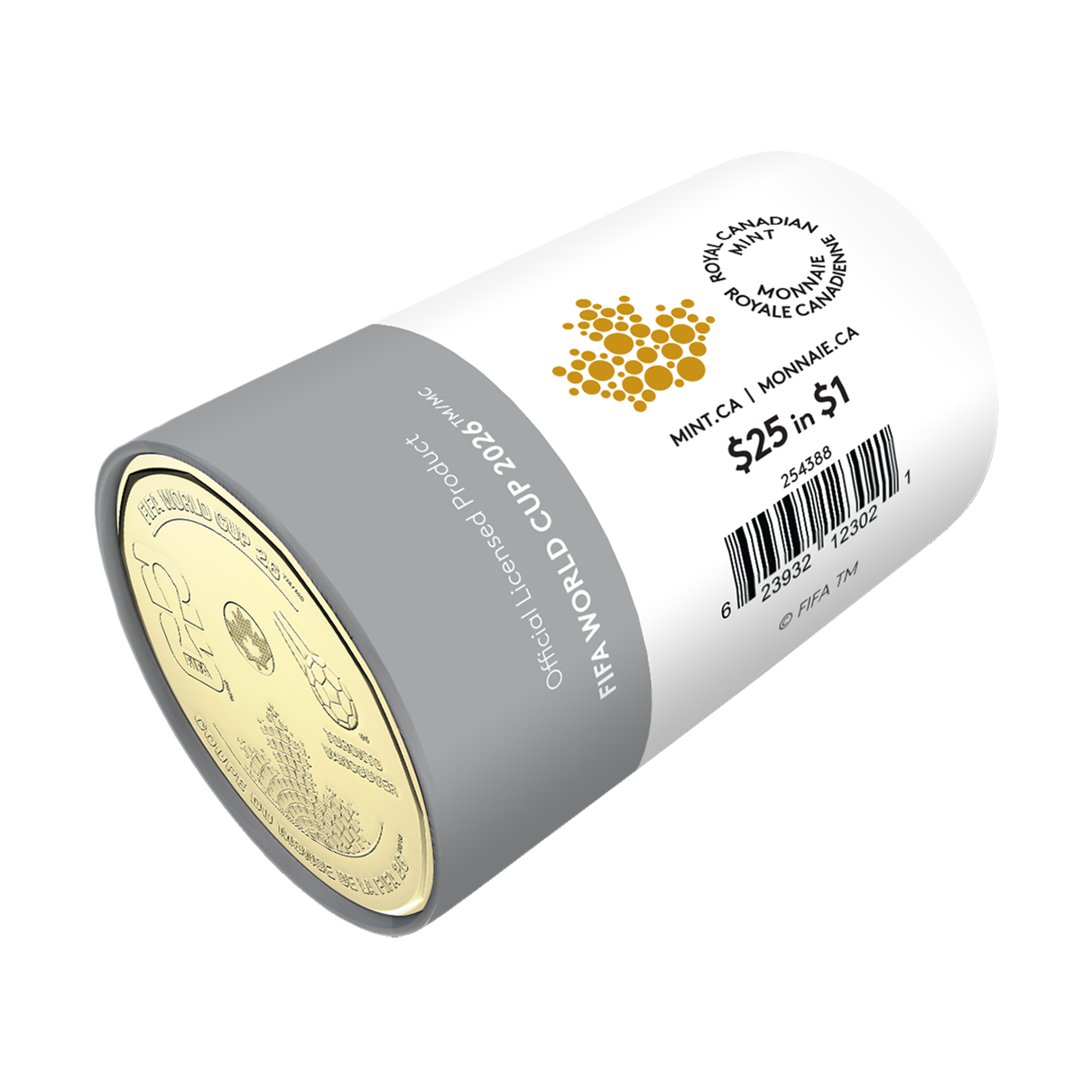 2026 $1 FIFA World Cup 2026TM/MC - Special Wrap Roll Box Set
