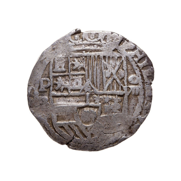 Bolivia 8 Reales 1556 Potosi Mint from 1556-1598, Assayer B VF-20