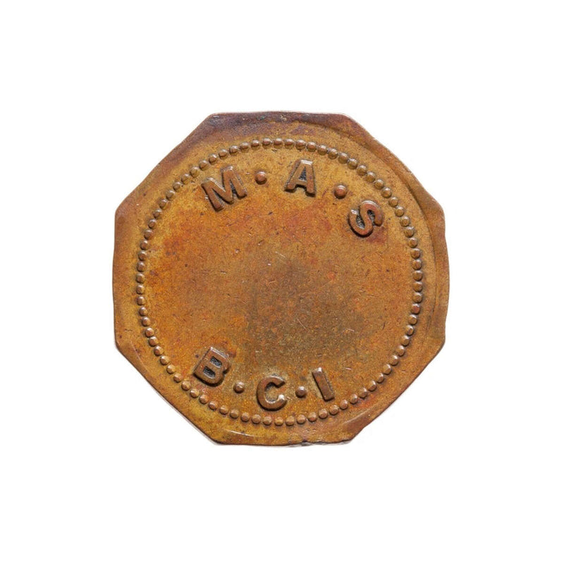 Canada 5 cents Mary Anne Social Barbotte Club Inc. Token VF+