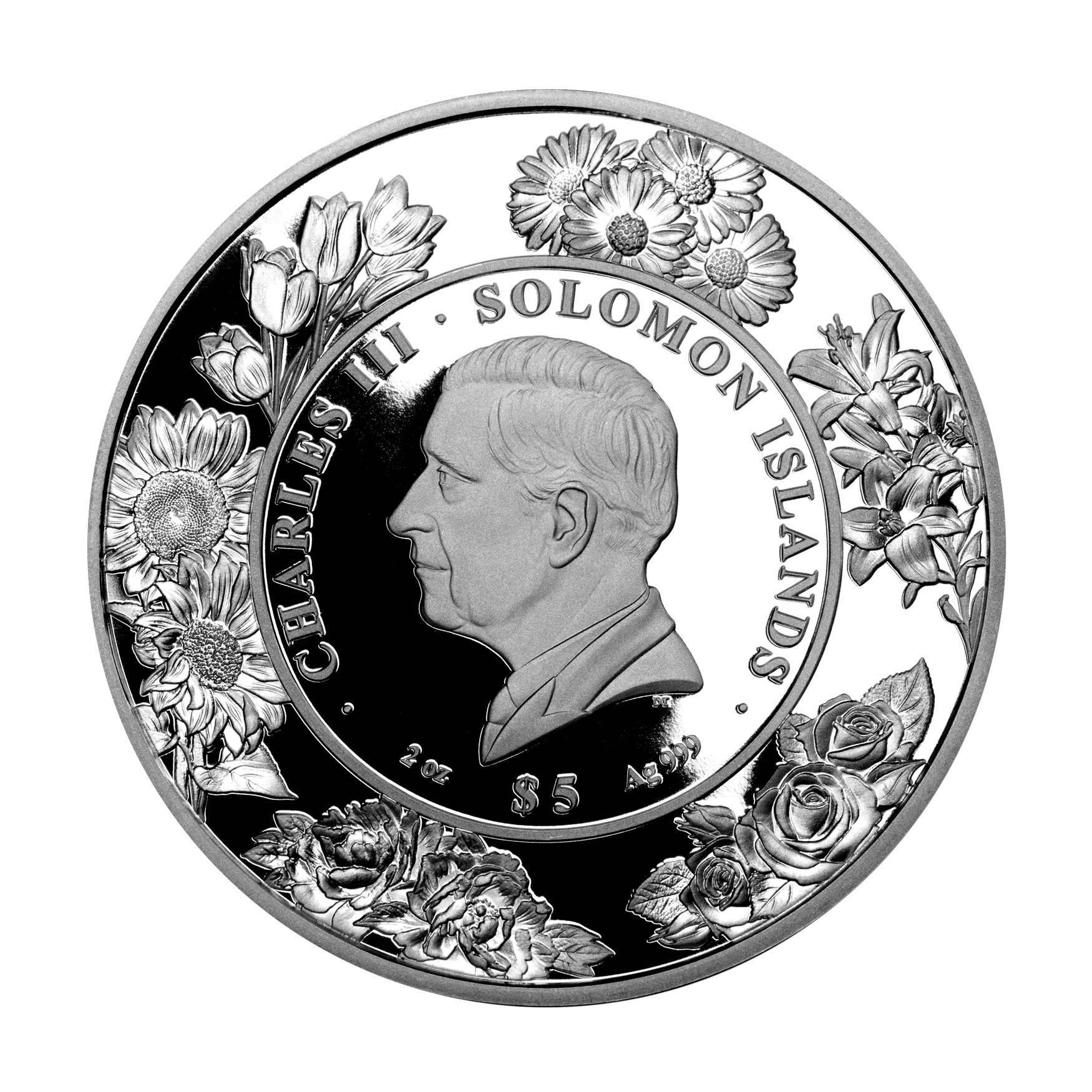 2025 $5 Peony - Pure Silver Coin