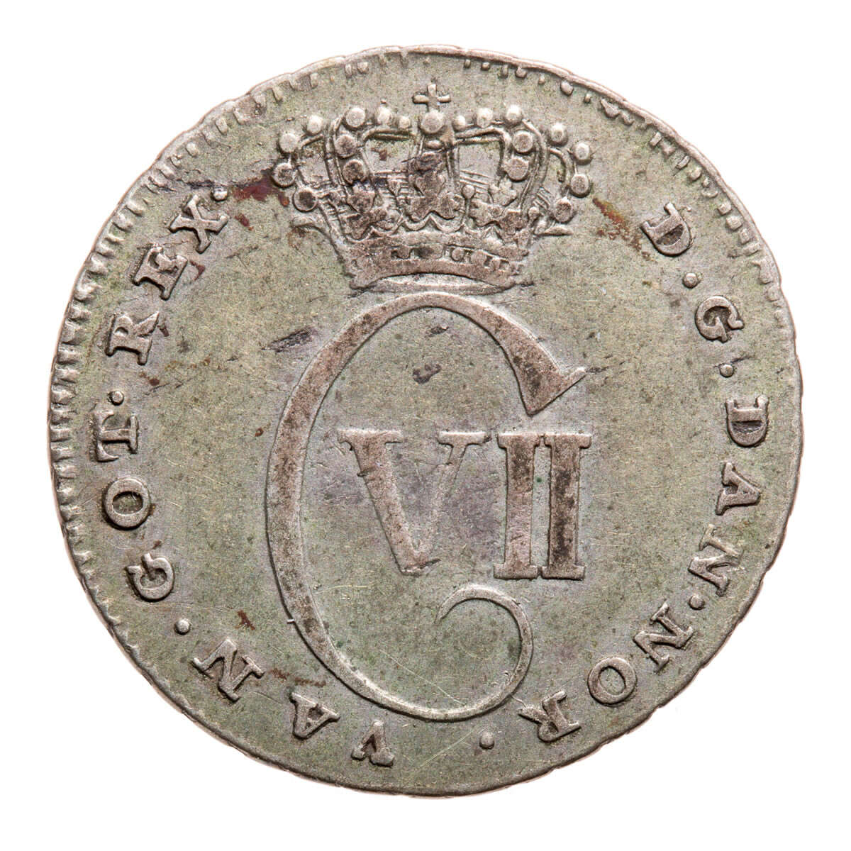 Danish West Indies 12 Skilling 1767 (a) VF-30