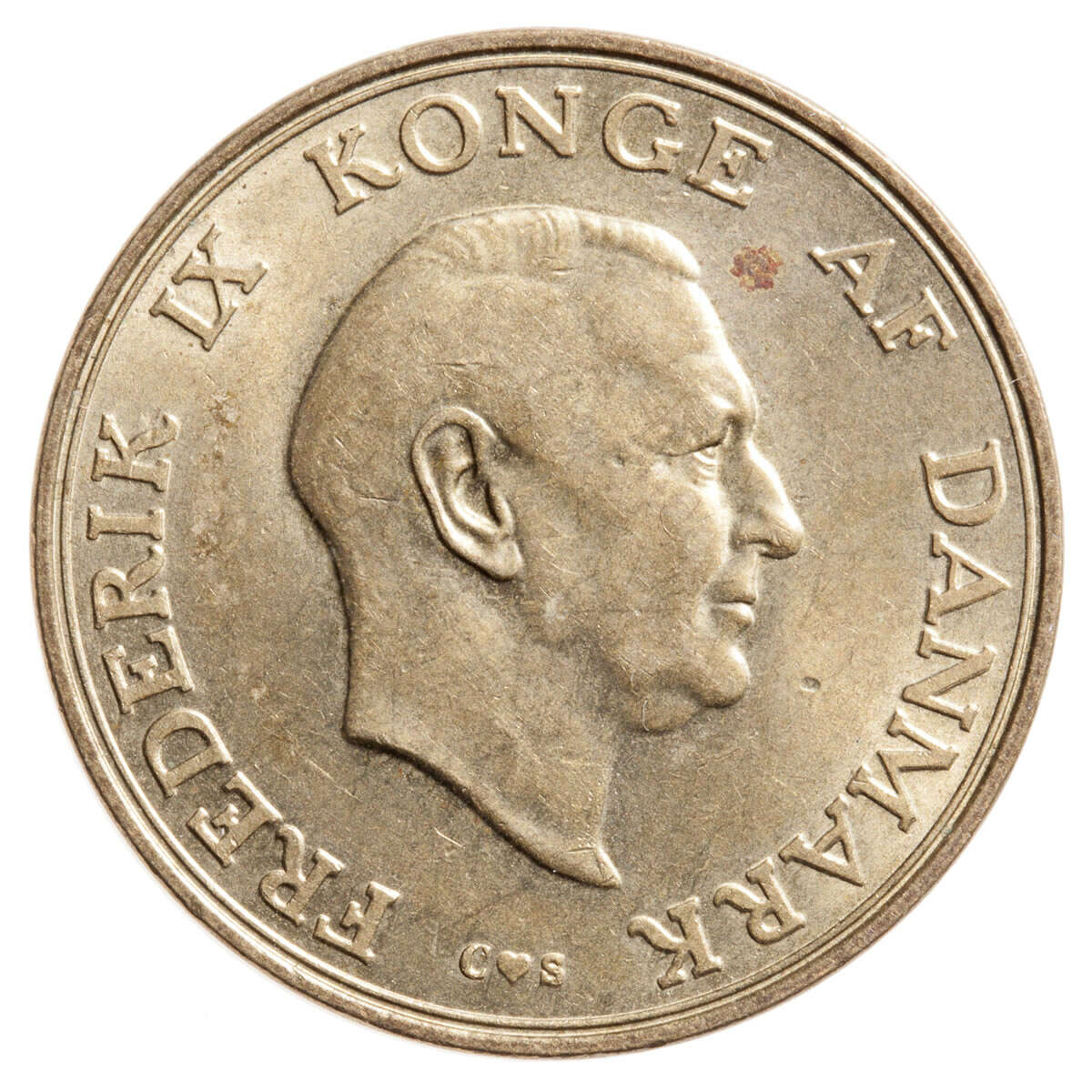 Denmark 1 Krone 1959 Frederik IX MS-60