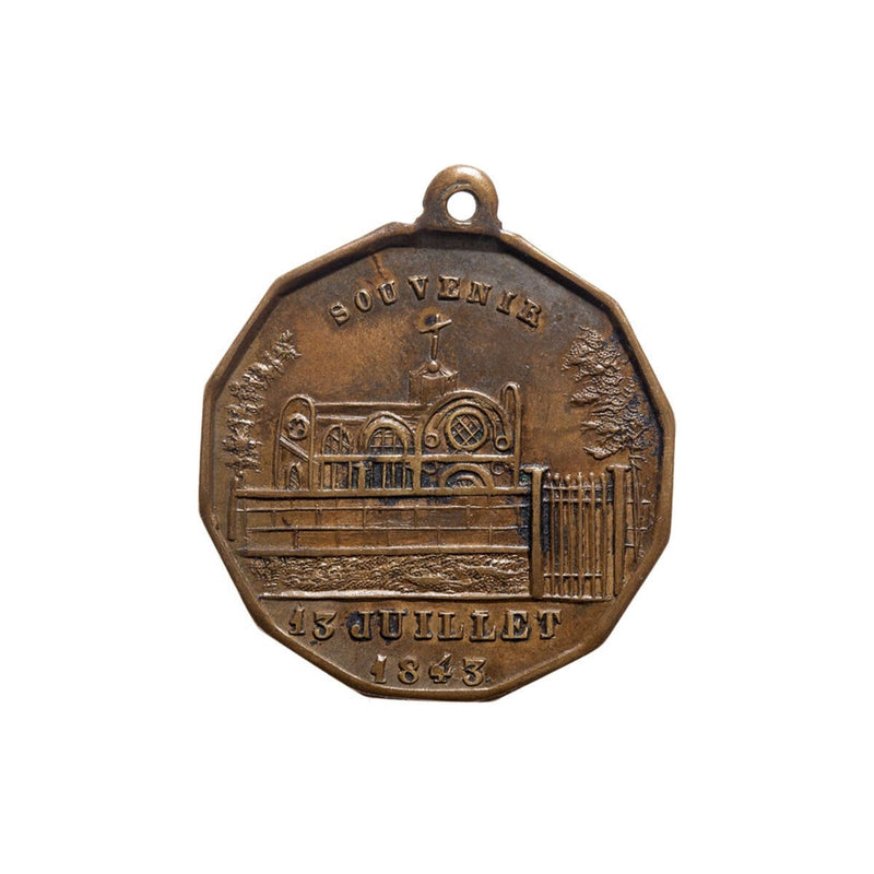 France 1843 -  Duc DOrleans Death Medal EF