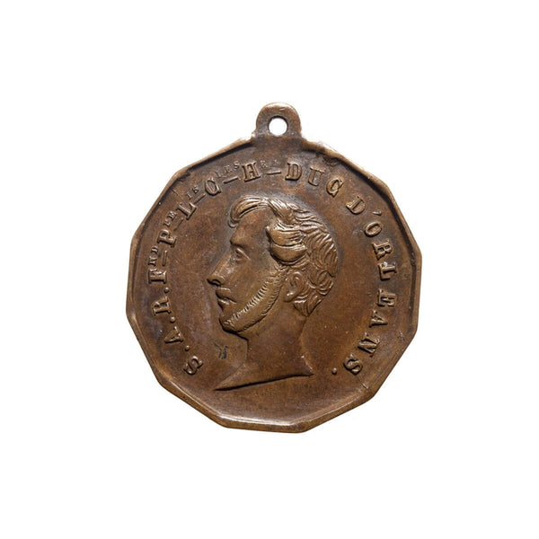 France 1843 -  Duc DOrleans Death Medal EF