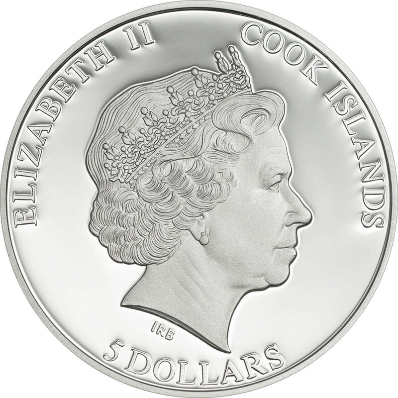 2014 $5 Hollywood Legends: Vivien Leigh - Sterling Silver Coin