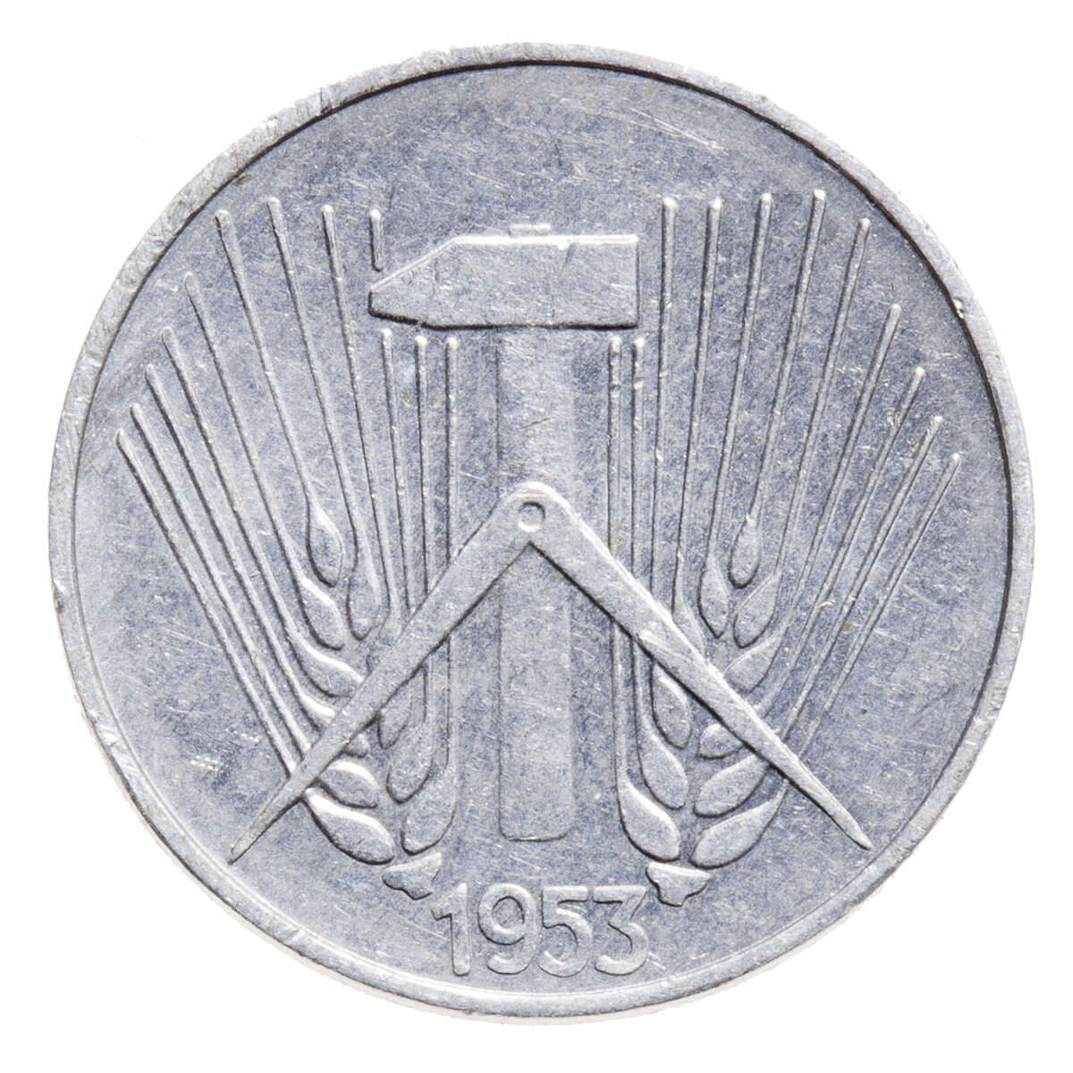 Germany 1 Pfennig 1953 East Germany E MS-60