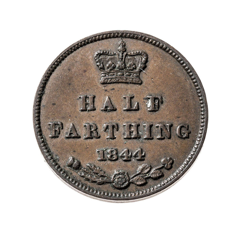 Great Britain 1844 -  1/2 Farthing Victoria EF-40