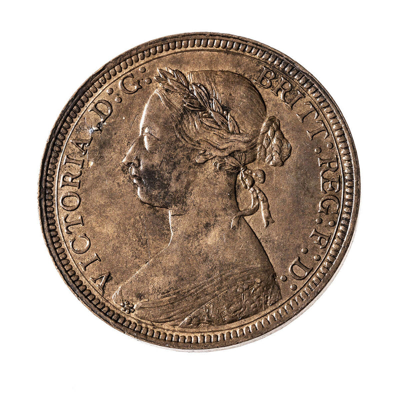 Great Britain Bronze 1891 -  Half Penny Victoria EF-40